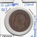 CR2428 MONEDA ITALIA 10 CENTISIMI 1863