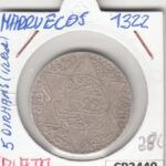 CR2440 MONEDA MARRUECOS 5 DIRHAMS 1322 PLATA