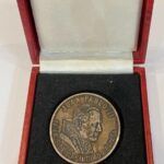 ESTUCHE MEDALLA VATICANO VIAJE JUAN PABLO II A ESPAÑA