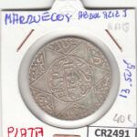 CR2491 MONEDA MARRUECOS 1321 PLATA