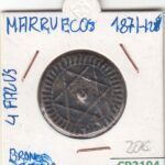 CR2194 MONEDA MARRUECOS 4 FALUS 1871