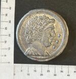 CREXP398 PISAPAPELES DE PLOMO IMITACION A MONEDA ROMANA