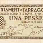CRBL0069 BILLETE ESPAÑA TARRAGONA 1 PESETA 1932 MBC