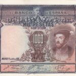 CRBS1027 BILLETE ESPAÑA 1000 PESETAS 1925 EBC+ CON DOBLEZ CENTRAL