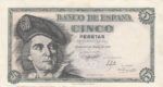 CRBS1099 BILLETE ESPAÑA 5 PESETAS 1948 SIN CIRCULAR