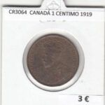 CR3064 MONEDA CANADA 1 CENTIMO 1919 BC