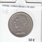 CR3066 MONEDA CONGO BELGA 1 FRANCO 1927 BC