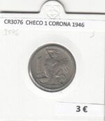 CR3076 MONEDA CHECOSLOVAQUIA 1 CORONA 1946 BC