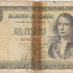 CRBS1145 BILLETE ESPAÑA 1000 PESETAS 1949 SIN SERIE USADO