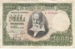 CRBS1146 BILLETE ESPAÑA 1000 PESETAS 1951 SERIE A BC