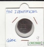CRE2868 MONEDA POR IDENTIFICAR COBRE