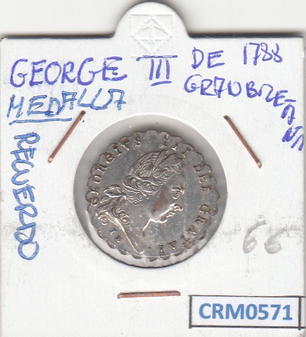 imagen-13-16341.jpg CRM0571 MEDALLA RECUERDO GEORGE III 1788 - Imagen 1