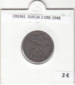 CR3361 MONEDA SUECIA 2 ORE 1948 MBC