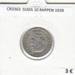 CR3363 MONEDA SUIZA 10 RAPPEN 1928 MBC