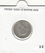 CR3363 MONEDA SUIZA 10 RAPPEN 1928 MBC