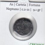 CRE3060 MONEDA ROMANA AS CARTEIA FORTUNA NEPTUNO C.2-21