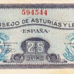 CRBL0113 BILLETE LOCAL ASTURIAS 25 CTS 1937 MBC
