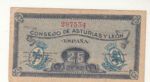 CRBL0114 BILLETE LOCAL ASTURIAS 25 CTS 1937 BC