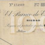 CRBL0125 BILLETE LOCAL BILBAO 100 PESETAS 1936 MBC