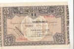 CRBL0140 BILLETE LOCAL BILBAO 25 PESETAS 1937 MBC