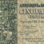 CRBL0152 BILLETE LOCAL AYTO DE BARCELONA 50 CTS 1937 MBC