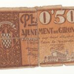 CRBL0185 BILLETE LOCAL GIRONA 50 CTS 1937 MC