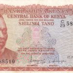 BILLETE KENIA 5 SHILLINGS 1978 P-15 SIN CIRCULAR
