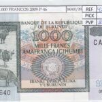 BILLETE BURUNDI 1.000 FRANCOS 2009 P-46  SIN CIRCULAR