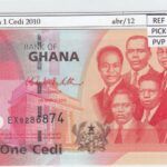 BILLETE GHANA 1 CEDI 2010 P-37b.2 SIN CIRCULAR