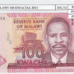 BILLETE MALAWI 100 KWACHA 2012 P-59a SIN CIRCULAR