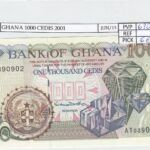 BILLETE GHANA 1.000 CEDIS 2001 P-32f SIN CIRCULAR