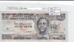 BILLETE ETIOPIA 1 BIR 2006 P-46d SIN CIRCULAR