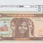BILLETE ERITREA 10 NAFKA 2012 P-11a SIN CIRCULAR