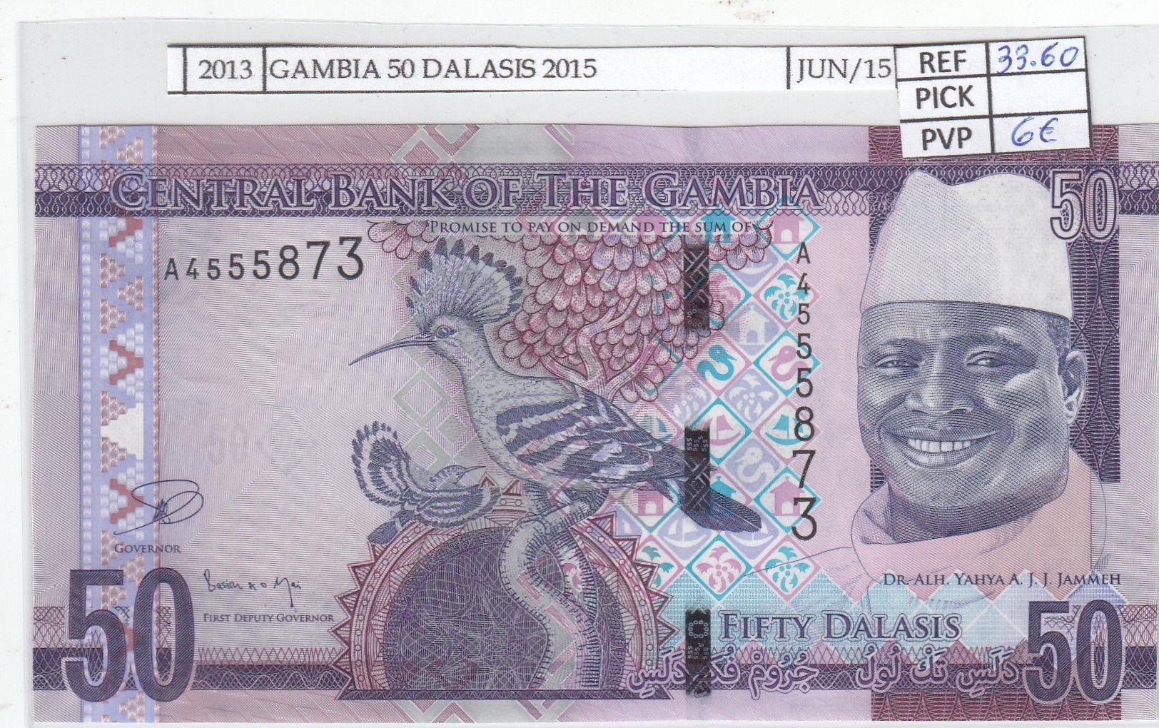 imagen-13-16815.jpg BILLETE GAMBIA 50 DALASIS 2015 P-34a SIN CIRCULAR - Imagen 1