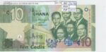 BILLETE GHANA 10 CEDIS 2013 P-39d SIN CIRCULAR