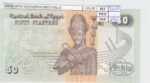 BILLETE EGIPTO 50 PIASTRAS 2017 P-70a.11 SIN CIRCULAR