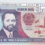 BILLETE MOZAMBIQUE 5.000 METICAIS 1991 P-136 SIN CIRCULAR