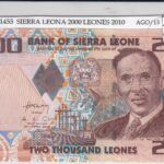 BILLETE SIERRA LEONA 2.000 LEONES 2010 P-31a SIN CIRCULAR