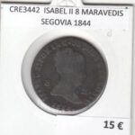 CRE3442 MONEDA ESPAÑA ISABEL II 8 MARAVEDIS SEGOVIA 1844