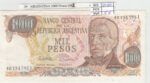 BILLETE ARGENTINA 1.000 PESOS 1982 P-304d.1