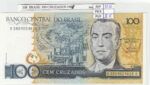 BILLETE BRASIL 100 CRUZADOS 1985 P-205a
