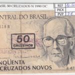 BILLETE BRASIL 50 CRUZADOS NUEVOS 1990 DC P-223