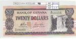 BILLETE GUYANA 20 DOLARES 1996 P-30c