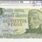 BILLETE ARGENTINA 500 PESOS 1979 P-303b.2