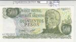 BILLETE ARGENTINA 500 PESOS 1979 P-303b.2