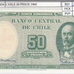 BILLETE CHILE 50 PESOS 1960 P-126b.1