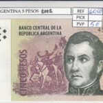 BILLETE ARGENTINA 5 PESOS 202 P-353a.1