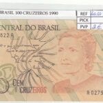 BILLETE BRASIL 100 CRUZEIROS 1990 DC P-228