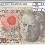 BILLETE BRASIL 50.000 CRUZEIROS 1992 P-234a N01140