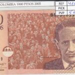 BILLETE COLOMBIA 1.000 PESOS 2005 P-450i N01537